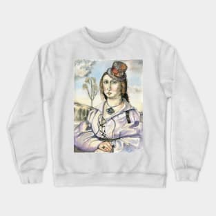 Steampunk version Rafael Sanzio Madonna Crewneck Sweatshirt